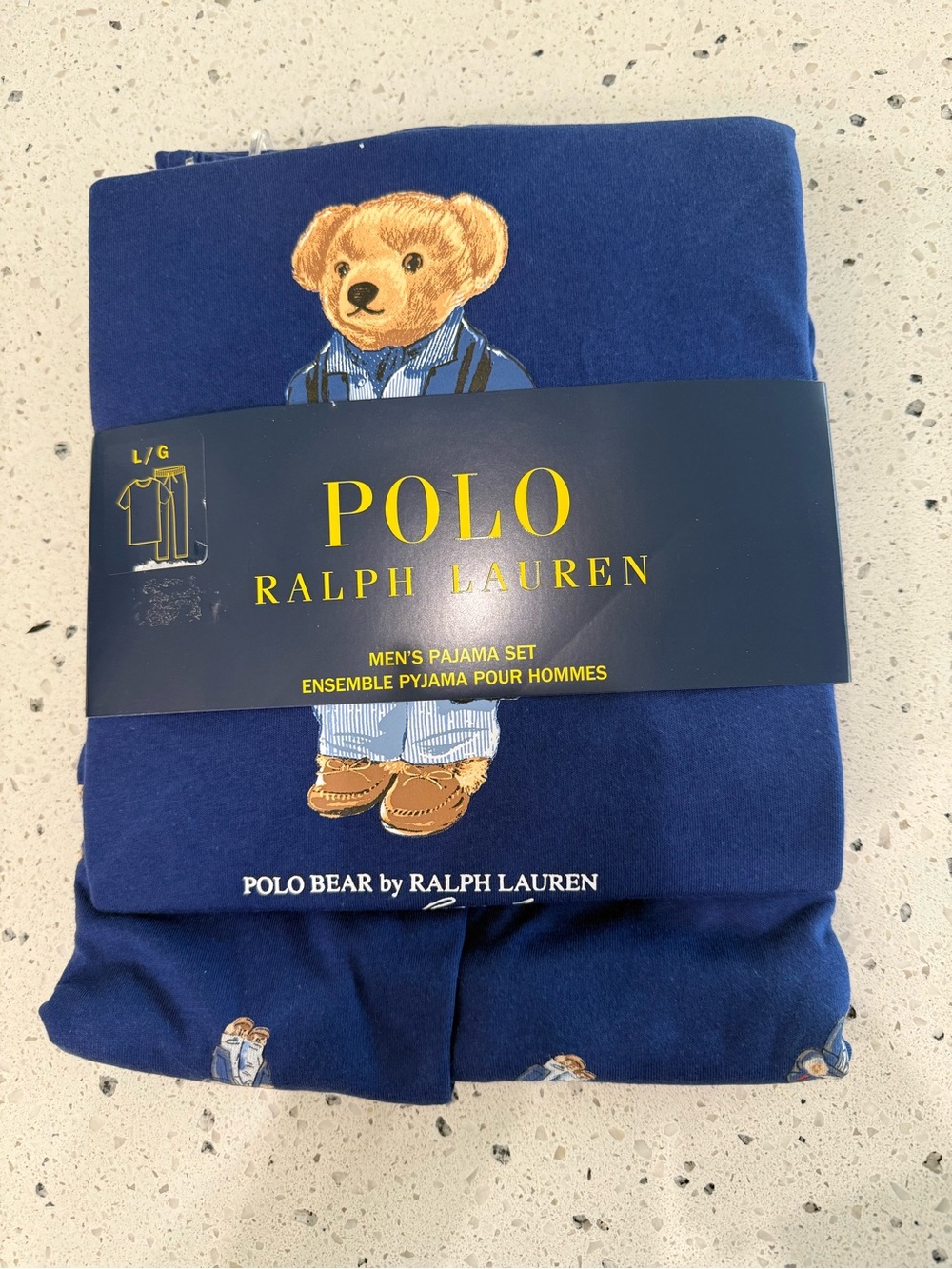 New mens Polo Ralph Lauren Sz L pajamas Bear